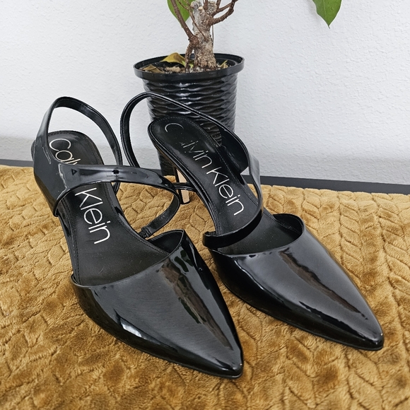 Black Calvin Klein Formal Dress Heels - Picture 4 of 4